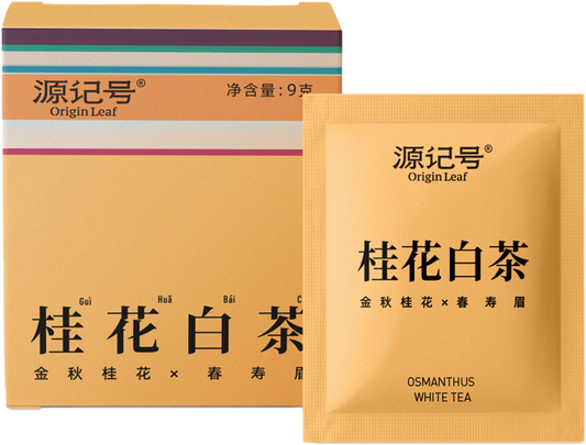 Osmanthus White Tea 90g（3g×30pcs）White Tea ShouMei With Rich Floral Flavor